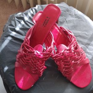 Valley Lane Red Heel Sandals